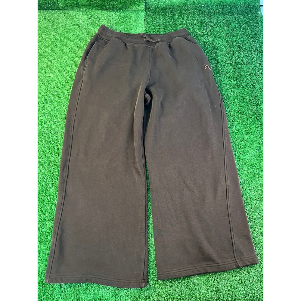 Oner Active Baggy Sweatpants Brown Men's XL Wide Leg Oversized Fleece Joggers